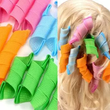 18 шт. бигуди для укладки волос инструменты для завивки своими руками естественный способ быстрый и простой способ создания красивых локонов