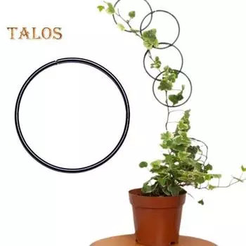 18 шт., цепная решетка, аксессуары для комнатных и уличных растений, виноградная лоза Монстера, плющ, восходящая решетка, съемная опора для виноградной лозы для дома, сада, балкона чёрный