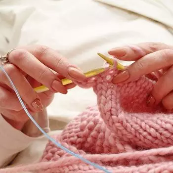 18 шт./компл. круговых спиц для вязания своими руками, набор крючков для вязания с двумя выступами, мягкая трубка, 100% бамбук, круговые швейные спицы 40-120 см