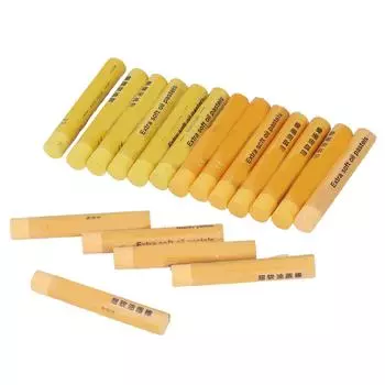 18 шт. масляной пастели желтой серии, яркие цвета, безопасные, легко смешиваемые, масляные мелки для теней
