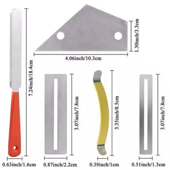 18 шт. ремонтный комплект выравнивающей планки для гитары, полированные комплекты выравнивающей планки для электрической акустической гитары разноцветный