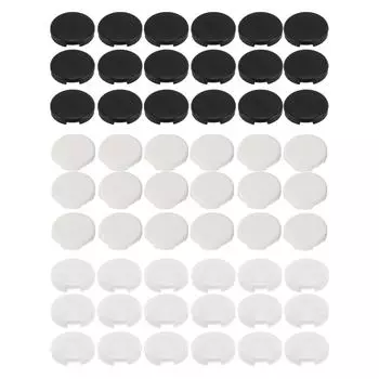 18 шт. сменных колпачков для джойстика диаметром 25,3 мм, колпачки для механических кнопок, игровые колпачки для кнопок, чехлы Matte Black