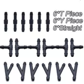 18 шт. универсальная шайба для соединения стеклоочистителей, соединитель для труб, шлангов