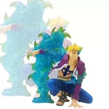 18 см цельная фигурка Марко из аниме «Бессмертные птицы», фигурка из ПВХ, модель статуи, украшения для кукольной комнаты, коллекция игрушек для детей, подарок