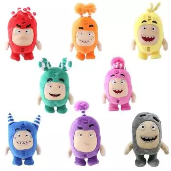 18 см мультяшная аниме-плюшевая игрушка Oddbods Treasure of Soldiers Monster мягкая плюшевая кукла Fuse Bubbles Zeke Jeff детский подарок на день рождения 18CM