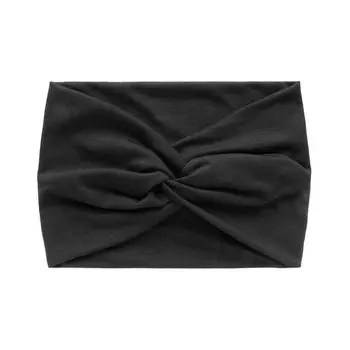 18 см однотонная широкая версия перекрестная эластичная спортивная повязка на голову для йоги женская антиперспирантная повязка на голову впитывающая пот аксессуары для волос 1pcs