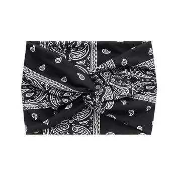 18 см принт крест Йога спортивная повязка на голову завязанный ретро кешью широкий край повязка на голову с узором тай-дай платок 1pcs