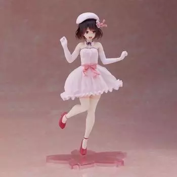 18 см Рост Аниме:Персонаж RE - Модель Като Мегуми в платье Сакура Garage Kit (ГК) Фигурка для украшения приборной панели автомобиля или корпуса компьютера Kato Megumi