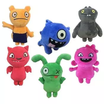 18 см Uglydoll мультфильм аниме бык Moxy Babo плюшевая игрушка Uglydog мягкие плюшевые куклы уродливые подарки чёрный