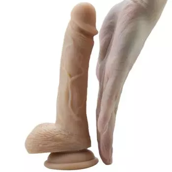 18 см жидкий силиконовый фаллоимитатор на присоске, анальная пробка, реалистичный пенис, секс-игрушка для взрослых, фаллоимитатор, женский секс-член, женское доминирование, четвертая любовь