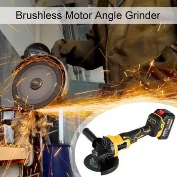 18 В аккумуляторная угловая шлифовальная машина 10000 об/мин бесщеточный двигатель шлифовальный инструмент 3-скоростной переменный