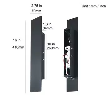 18 Вт 41 см светодиодный настенный светильник современный простой телевизор диван фон настенные светильники спальня прикроватная тумбочка вход балкон настенные светильники Warm White (2700-3500K) белый