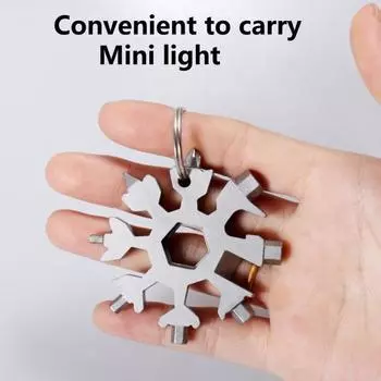 18-в-1 инструмент для экстренной помощи на открытом воздухе, высокая твердость, коррозионностойкая антикоррозийная нержавеющая сталь, высокая прочность белый