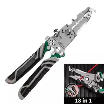 18 в 1 многоцелевые клещи для зачистки проводов повышают эффективность электромонтажных работ и проектов для любителей своими руками