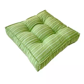 18 x 18 Seat Cushion Thickened Square Office Chair Pad Striped Soft Padded Hip Cushion Modern Floor Sitting Pad for Home Living Room Bedroom 45x45cm