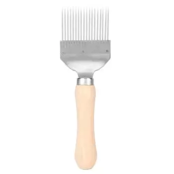 18 зубцов для резки меда из нержавеющей стали, нож для распечатывания вил, лопата, инструменты для пчеловодства