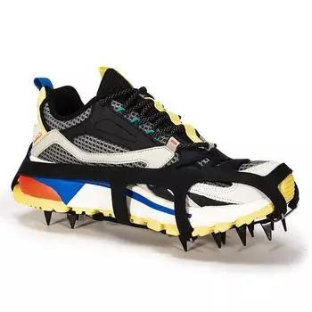 18 зубцов Профессиональные скальные кошки для скалолазания Подледная рыбалка Снег Полозья Чехол Противоскользящее снаряжение Шипы для льда 18 Teeth M