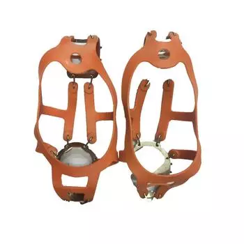 18 Зубцов Противоскользящие Чехлы Рыболовные Ледовые Утки Кошки Для Снегоступов Походная Обувь Для Зимнего Скалолазания чёрный