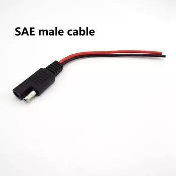 18AWG 10CM SAE мужской женский кабель удлинитель питания соединительный провод для DIY автомобильной солнечной батареи штекерный провод SAE кабель P1 SAE Cable