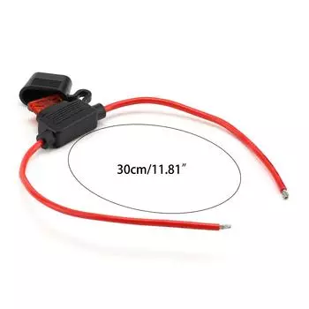 18AWG In Line Car Mini Blade адаптер держатель предохранителя брызгозащищенный подходит для 12V 30A провод выключатель гнездо влагозащищенный-брызг 10PC
