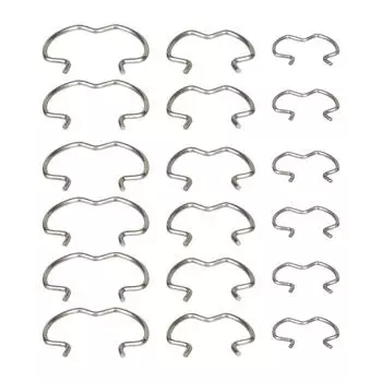 18pcs 800-801 Quick Connector Clips,3/8 1/2 5/8 Transmission Cooler Line Clip