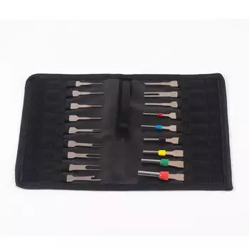 18pcs Terminal Removal Tool Car Electrical Wiring Crimp Connector Pin Extractors