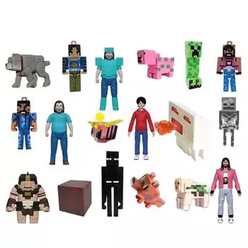 18шт фигурка персонажа мультфильма игрушка подарки | Виниловые фигурки для домашнего декора One Size