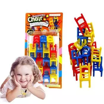 18шт стулья новинка складной балансирующий стул головоломка игрушка взаимодействие родителей и детей необходимая игра для вечеринки