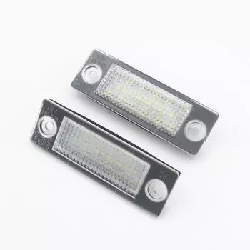 18SMD задняя светодиодная лампа освещения номерного знака для Volkswagen VW Transporter T5 Multivan Caravelle Eurovan Passat Skoda Superb