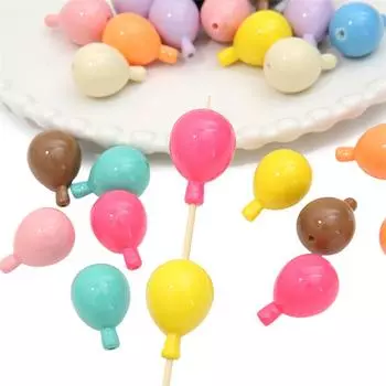 18x26 мм 2 шт. акриловые однотонные бусины-шары через отверстие для самостоятельного изготовления ювелирных изделий, серьги-браслеты чёрный