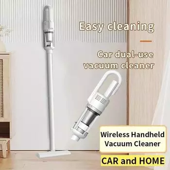19000 Па портативный ручной автомобильный пылесос автомобильный многофункциональный удаляющий клещей пылеуловитель машина для дома с сильным всасыванием для пыли и шерсти домашних животных белый
