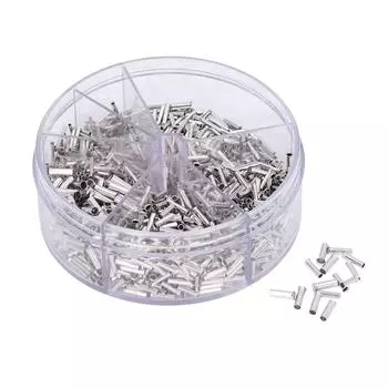 1900 шт. неизолированный наконечник провода 0,52,5 мм соединитель обжимной наконечник 1422 AWG набор для самостоятельного изготовления