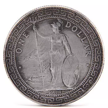 1911 Старинные Антикварные Серебряные Долларовые Монеты Коллекция Серебряных Монет Один Доллар Антикварный Доллар