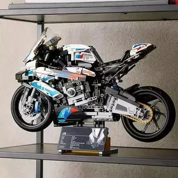 1920 шт. Технический суперскоростной мотоцикл M 1000RR MOC строительный блок совместимая модель мотоцикла транспортное средство кирпичи игрушки подарки