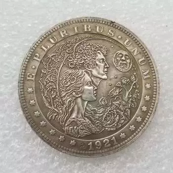 1921 HOBO США Соединенные Штаты Америки Памятные коллекционные сувениры Серебряные монеты