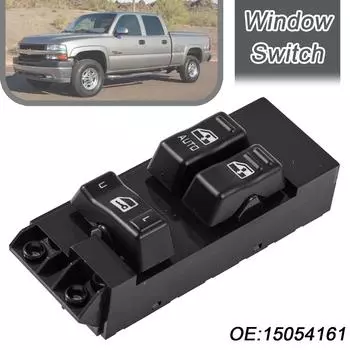 19259958 Переключатель стеклоподъемника автомобиля для Chevrolet Silverado GMC Sierra Черный Ручка управления электроподъемником Автозапчасти 1999 2000 2001 чёрный