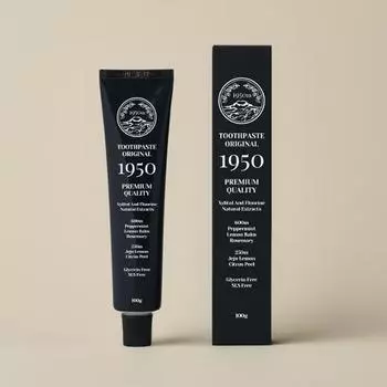 1950 Jeju Citrus Black Fluoride Toothpaste 100g