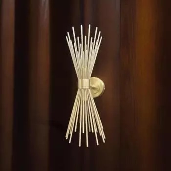 1950 Mid Century Brass Sputnik Skyla Настенный светильник Бра Лампы Освещение Бра