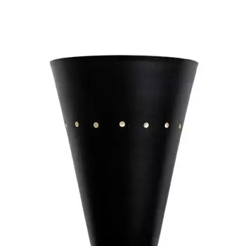 1950 Настенное бра Diabolo Пара современных черных бра в стиле Stilnovo Настенный светильник