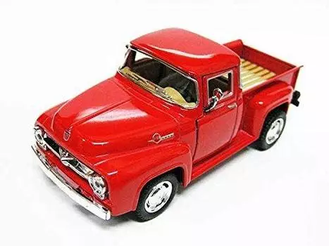 1956 Ford Ford Pickup Diecast Mini Car Scale American Goods American General Store Mini Car F-100 1/38 (13cm/Red)