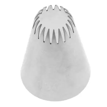 #195 Тортовая головка, металлическая насадка для глазури, насадка для торта из нержавеющей стали, наконечник для декора крема для торта 1 Pc