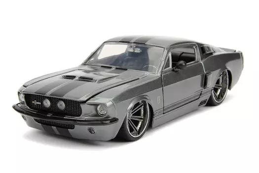 1967 Shelby литой металлический автомобиль в масштабе GT-500 124 чёрный
