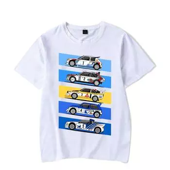 1986 Group B Rally Cars Смешные футболки Футболки Модные летние женские футболки унисекс с коротким рукавом Черные топы Футболки Хип-хоп Уличная одежда 4XL бежевый