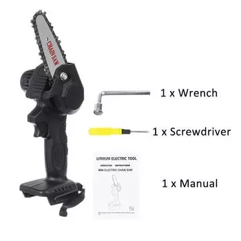 198VF 1600 Вт Беспроводная автоматическая мини-обрезная цепная пила, электрические бензопилы со съемным аккумулятором, садовый лобзик, деревообрабатывающая бензопила machine
