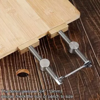 19/20 мм деревообрабатывающий регулируемый настольный зажим быстро фиксируемый зажим тиски верстак тормозные вставки верстак с 2 храповыми ключами