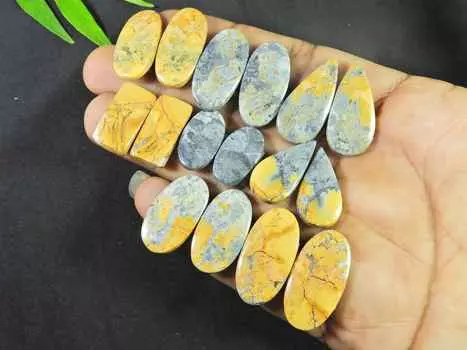 19-26MM AAA Maligano Jasper Oval Matched Pair Cabochon Gemstone 8Pcs Lot RQ-2977