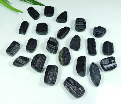 19-27MM натуральный черный турмалин друзы микс кабошон россыпью драгоценный камень 22 шт лот SY-129