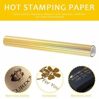 19,3 смx5 м термоактивированная фольга для горячего тиснения фольгой в рулоне трансферной бумаги (С) К