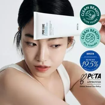 [19,56% сокращение пор] Rovectin Pore Care Tightening Cleansing Foam 150 мл, очищение от пор, Корея Pore reduction cleansing foam