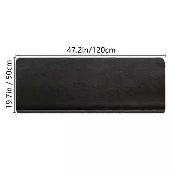 19,7x47,2 дюйма Большой противоскользящий коврик для ванной комнаты Коврик для ванной Домашний декор Противоскользящий водопоглощающий коврик для ванной комнаты 50cm x 120cm серый
